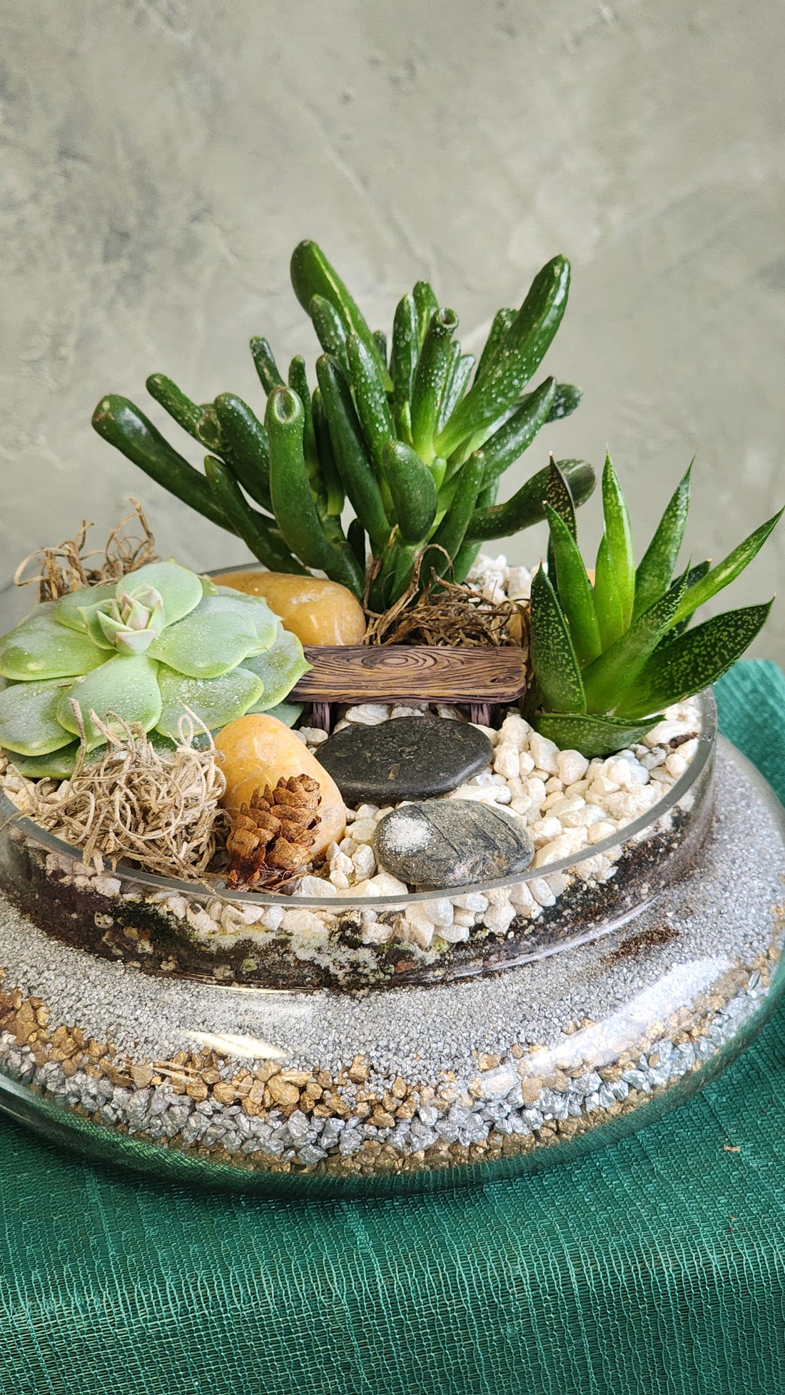 A Vacation in Winter - Terrarium with Dome