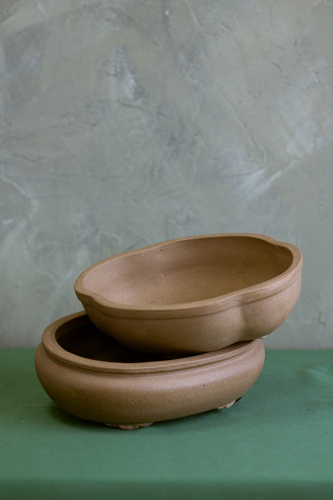 10" Unglazed Bonsai Pots