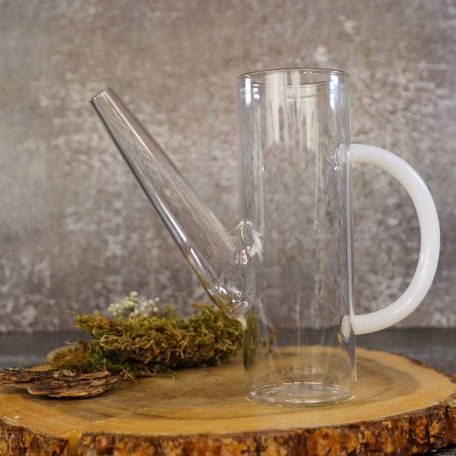 Glass watering can